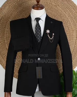 Navy Blue 3-Piece Suit - Joselino Brand