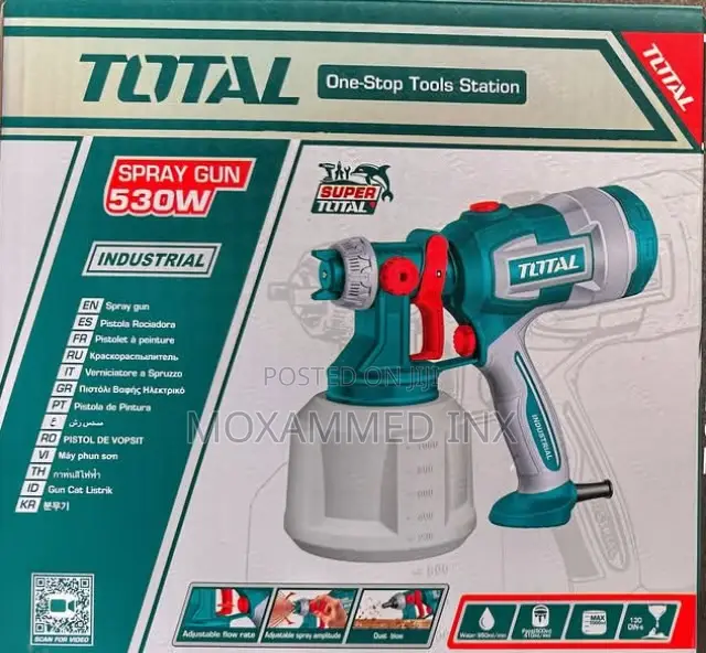 Total Industrial Electric Spray Gun (Model TT4506 / 530W)