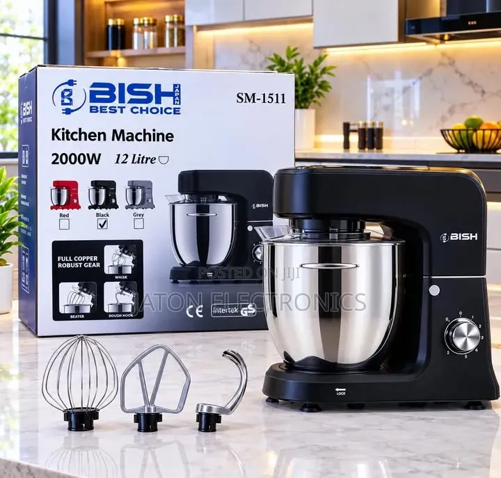 Bish Stand Mixer 12 Liters 2000watts