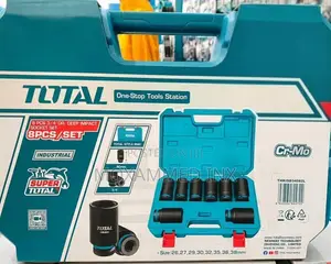 Total Tools 8-Piece 3/4” Drive Deep Impact Socket Set