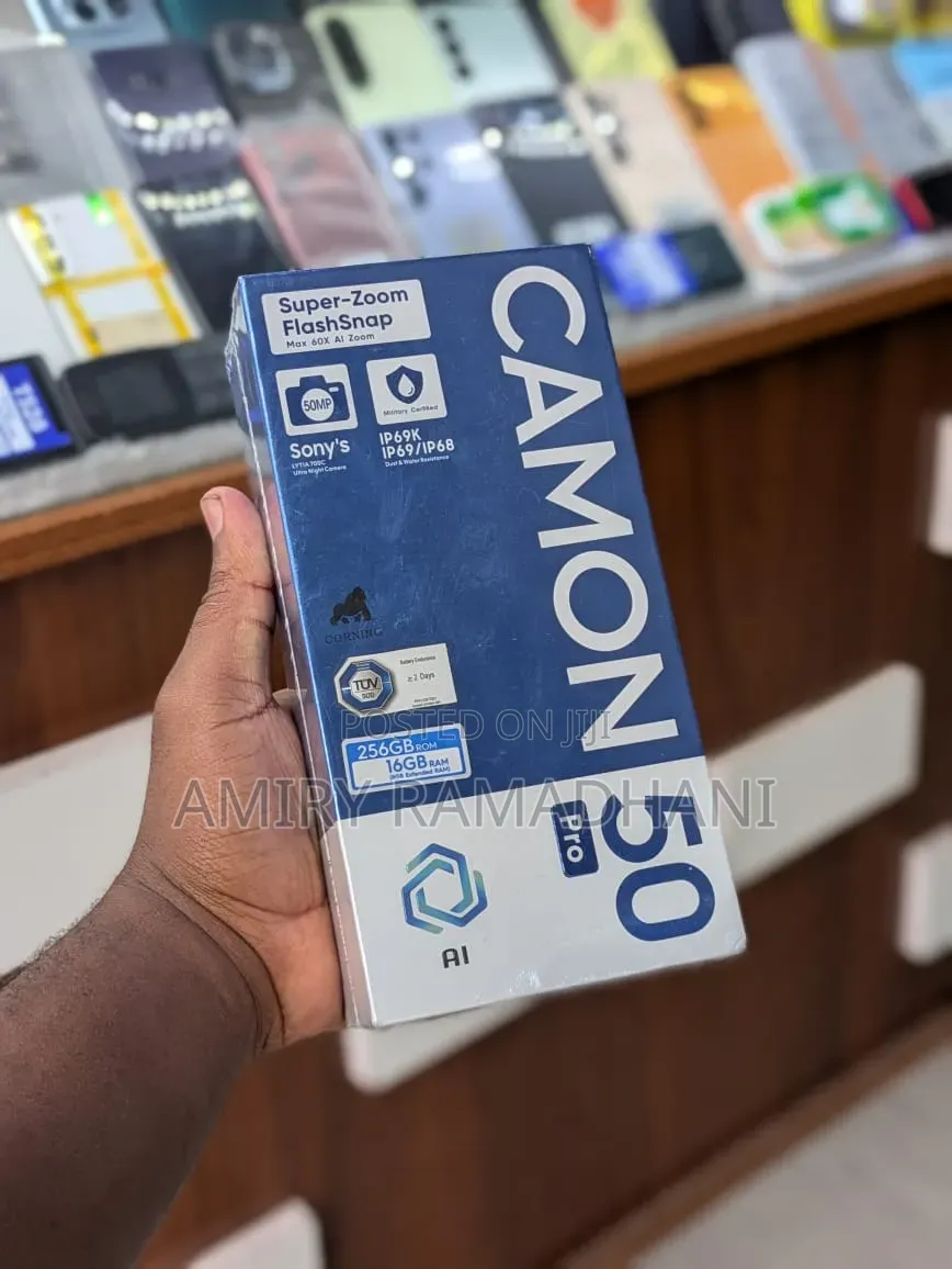 New Tecno Camon 50 Pro 256 GB Silver