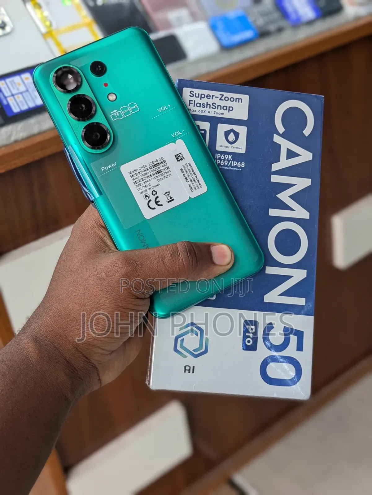New Tecno Camon 50 Pro 256 GB Black