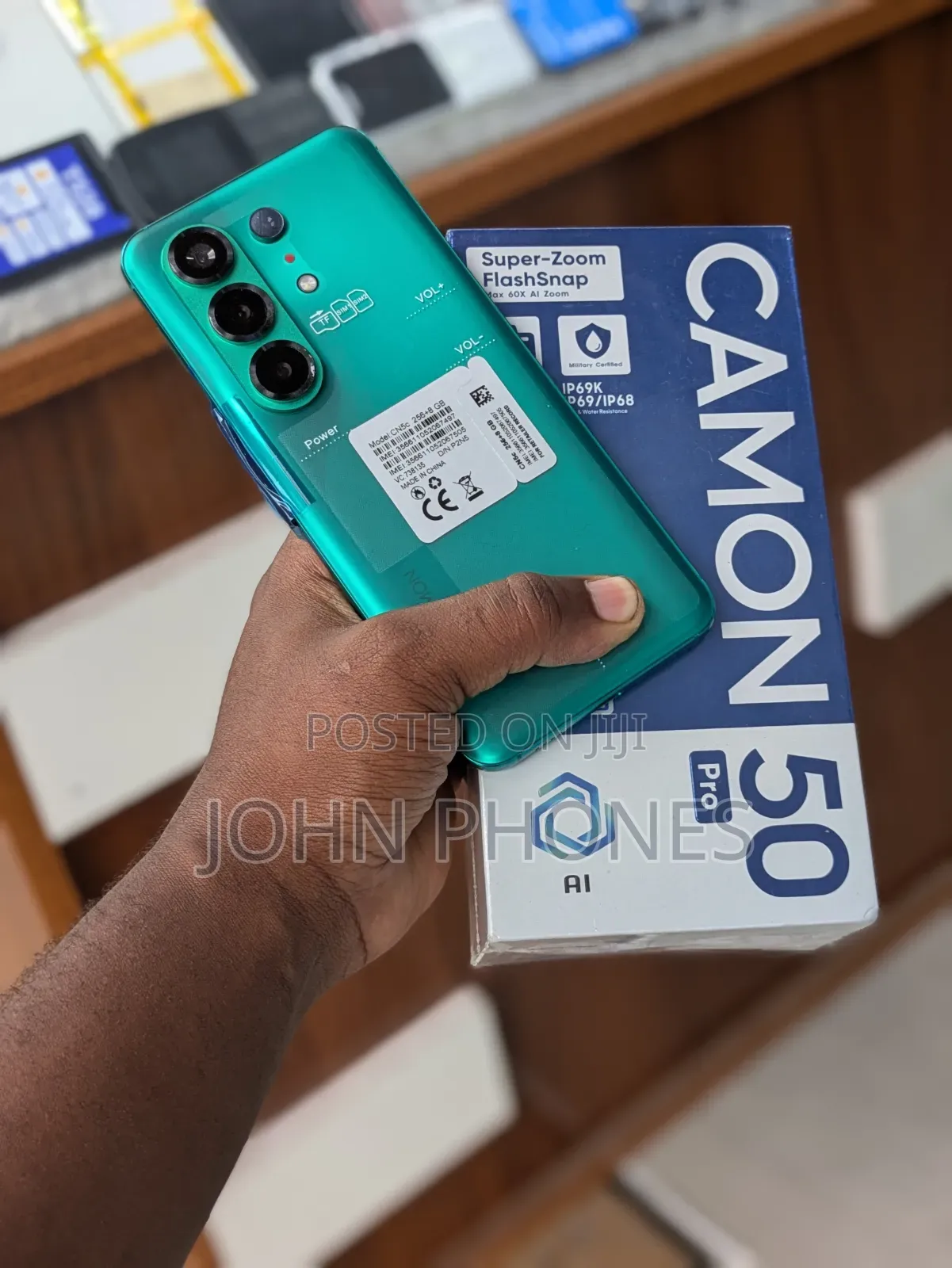 New Tecno Camon 50 Pro 256 GB Black