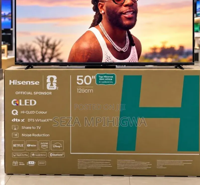 Hisense 50" QLED 4K Smart TV (Official Sponsor / Warranty)