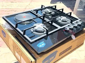 ​Mr UK Glass Gas & Electric Hob (3 Gas + 1 Electric) - Brand New