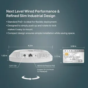 TP-Link Omada Eap610 Ax1800 Wi-Fi 6 Ceiling Mount Access Point