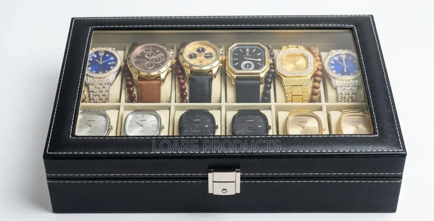 Wholesale 12 Slots Full Set Watch Box – Premium Collection