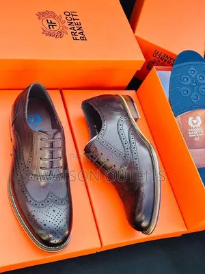F.B Design 3 Common Colours Leather Shoes