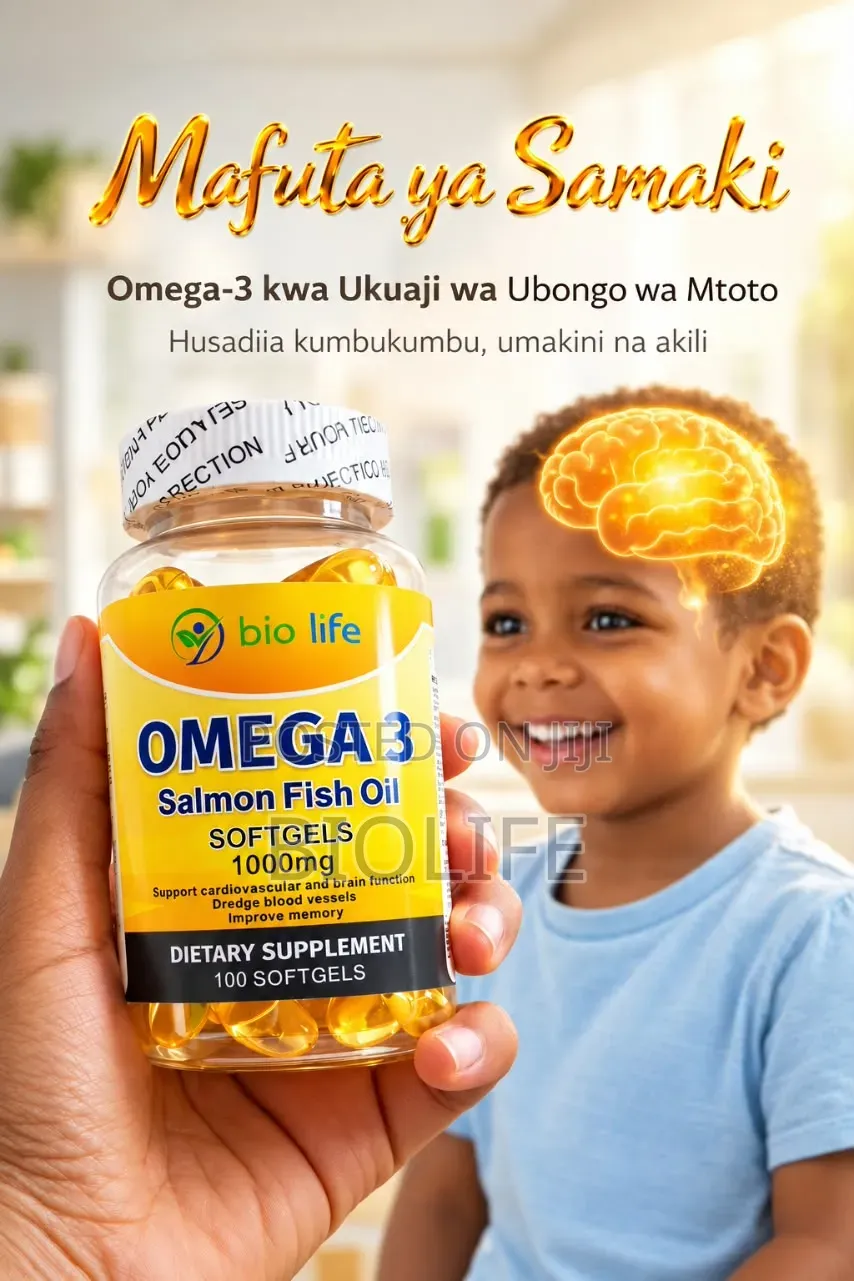 Omega-3, Salmon Fish Oil.