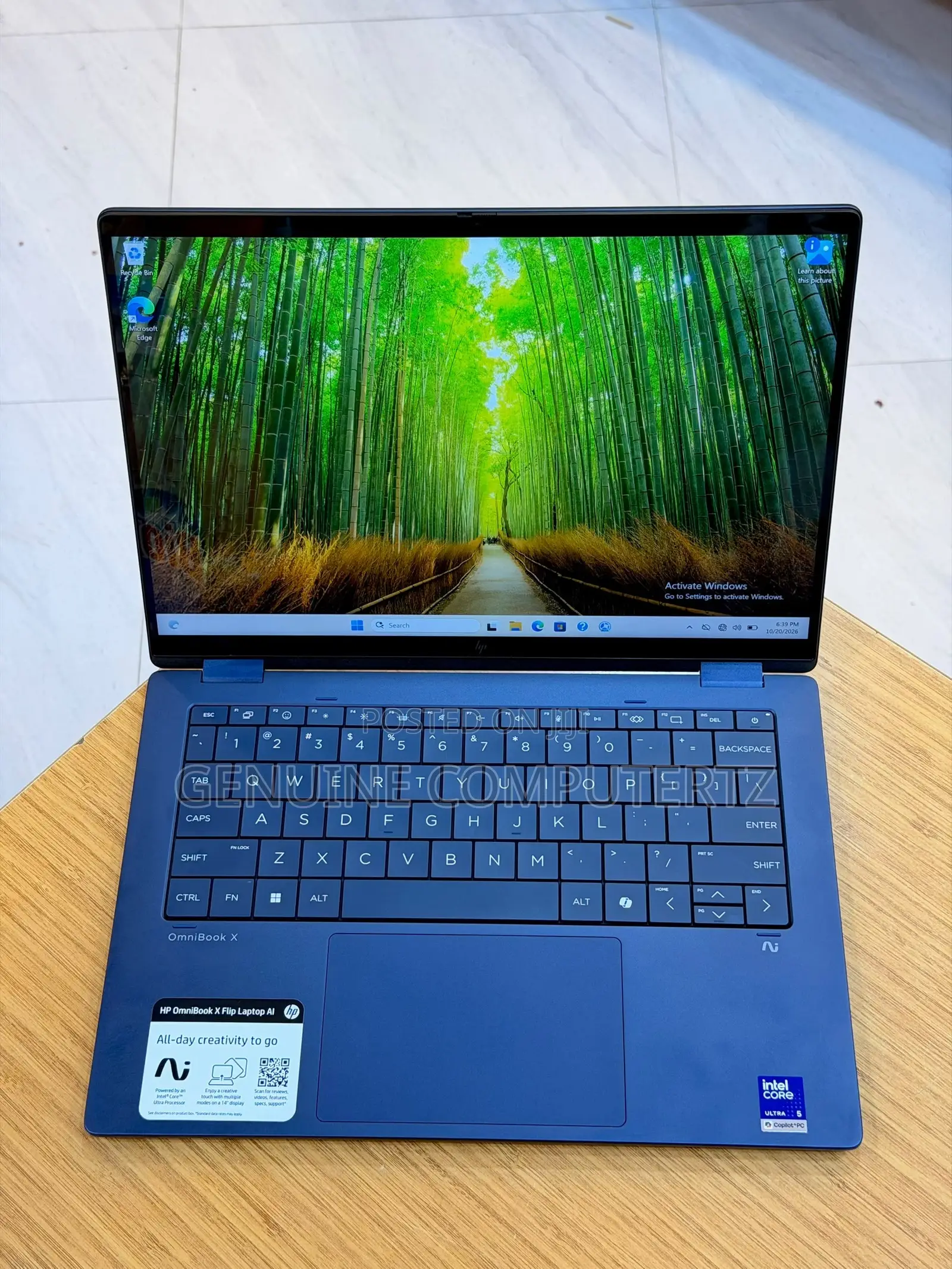 New Laptop HP OmniBook X Flip 14" 16GB Intel Core Ultra 5 SSD 512GB