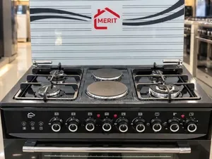 Merit Standing Cooker 60x90 Cm(4 Gas Burners and 2electric Hot Plates)