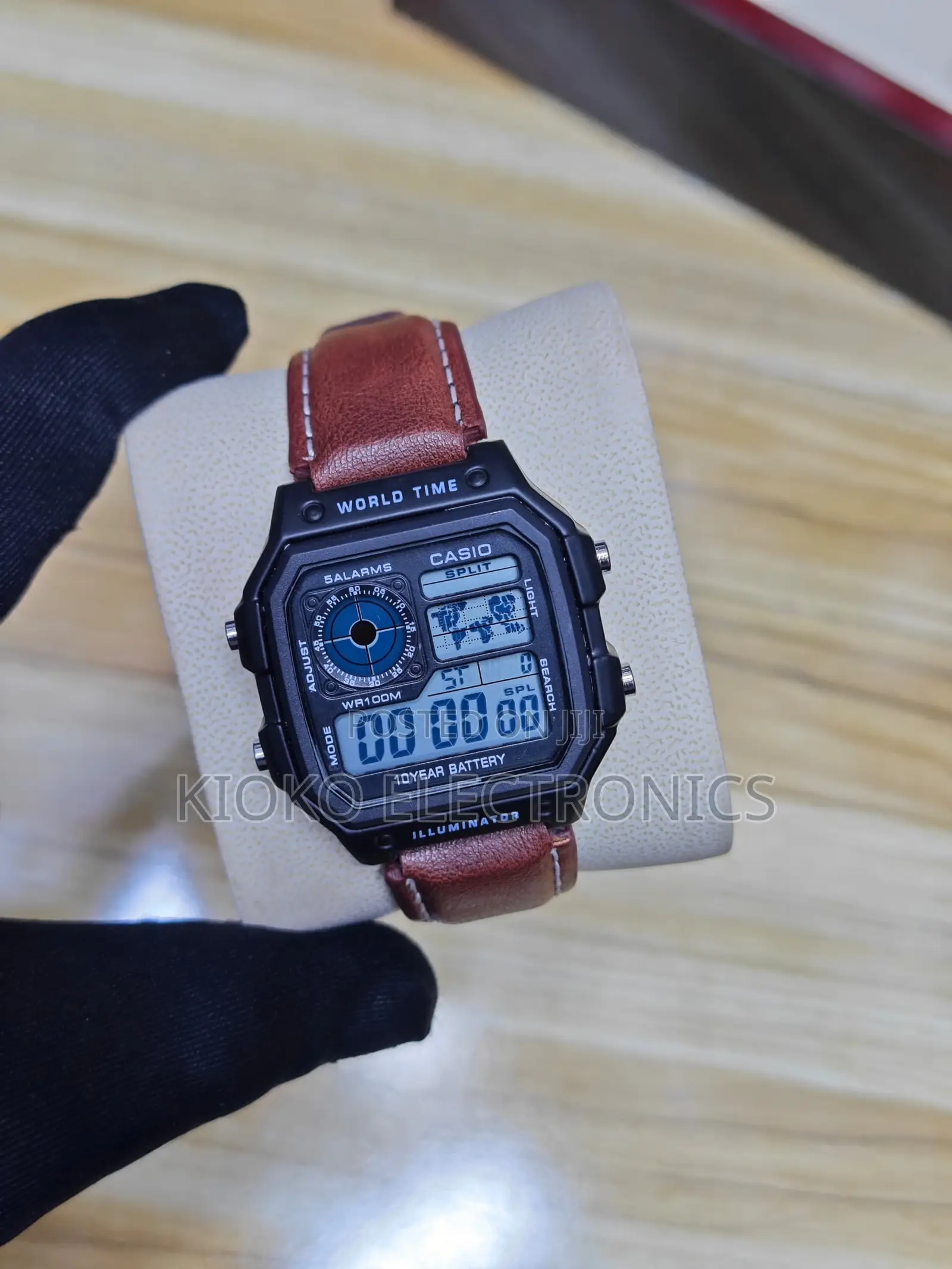  CASIO WORLD TIME  Muonekano Wa Kifahari 