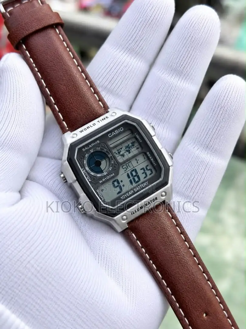  CASIO WORLD TIME  Muonekano Wa Kifahari 