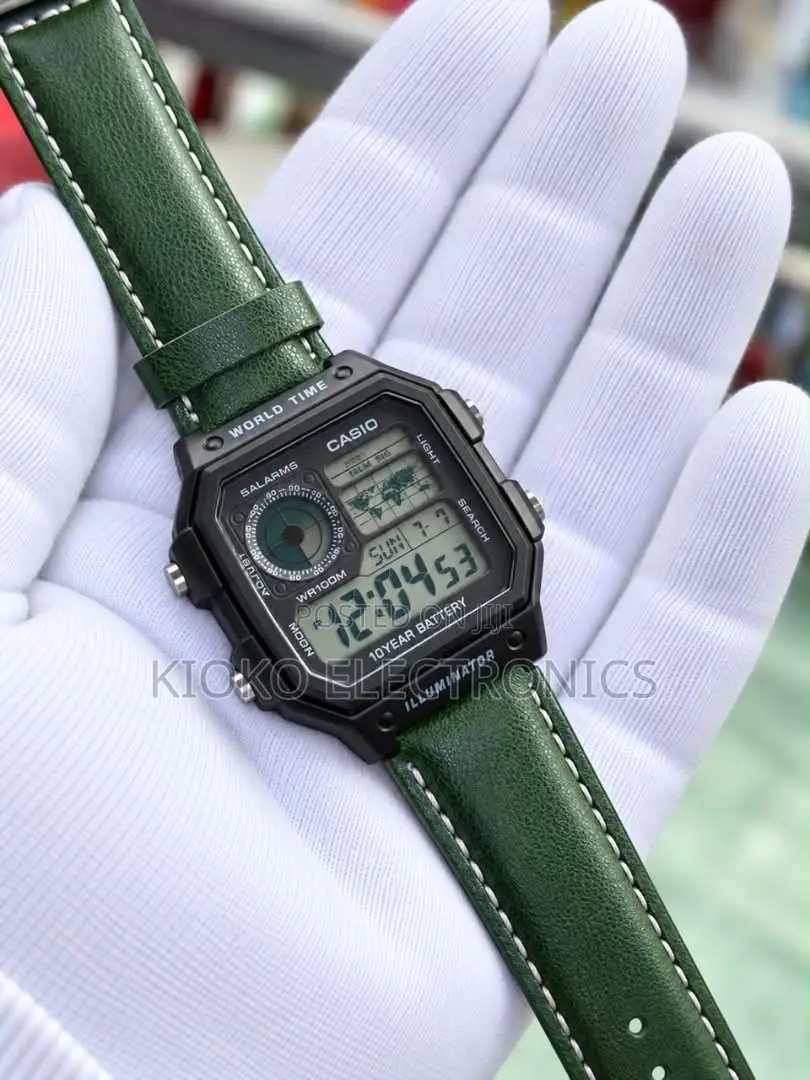 CASIO WORLD TIME  Muonekano Wa Kifahari 