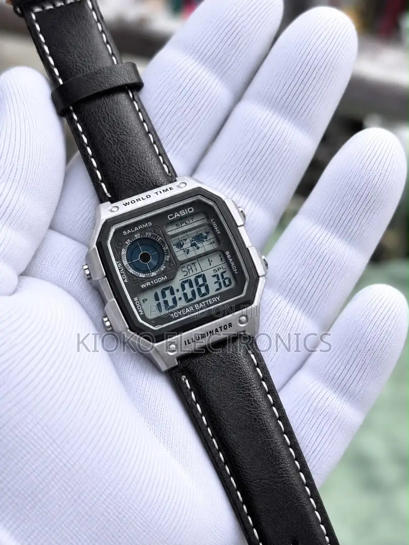  CASIO WORLD TIME  Muonekano Wa Kifahari 