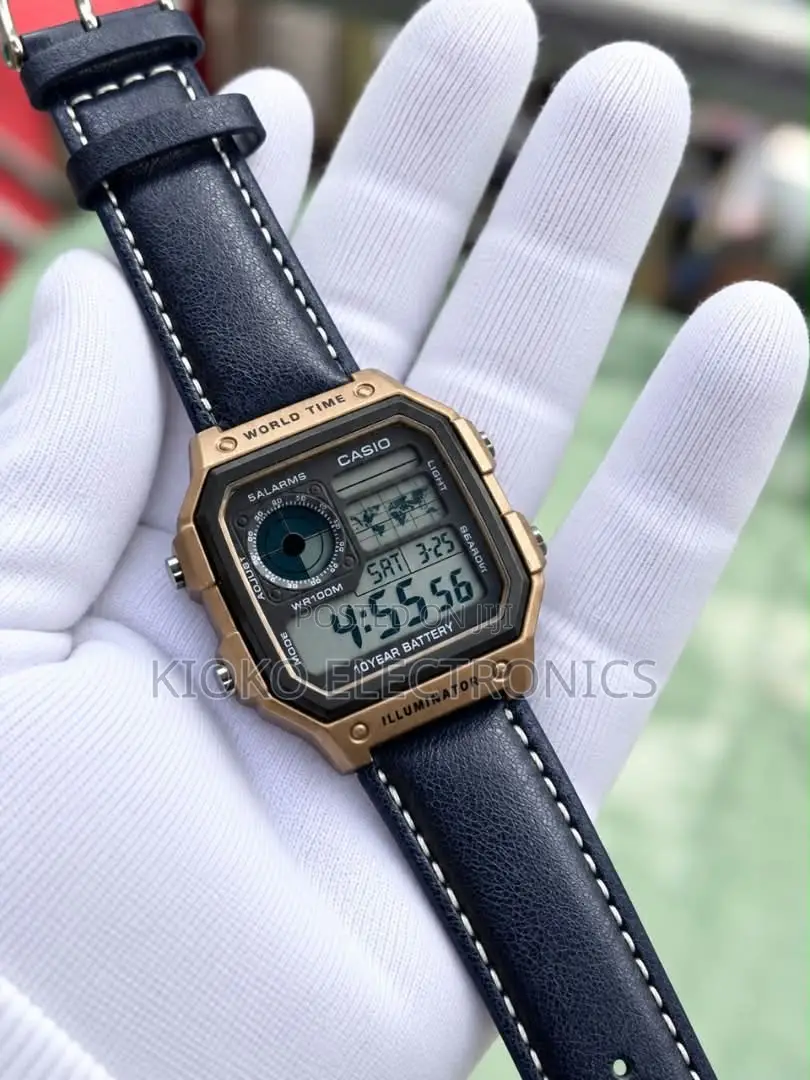  CASIO WORLD TIME  Muonekano Wa Kifahari 