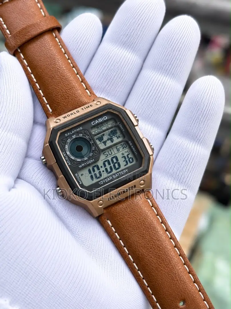  CASIO WORLD TIME  Muonekano Wa Kifahari 