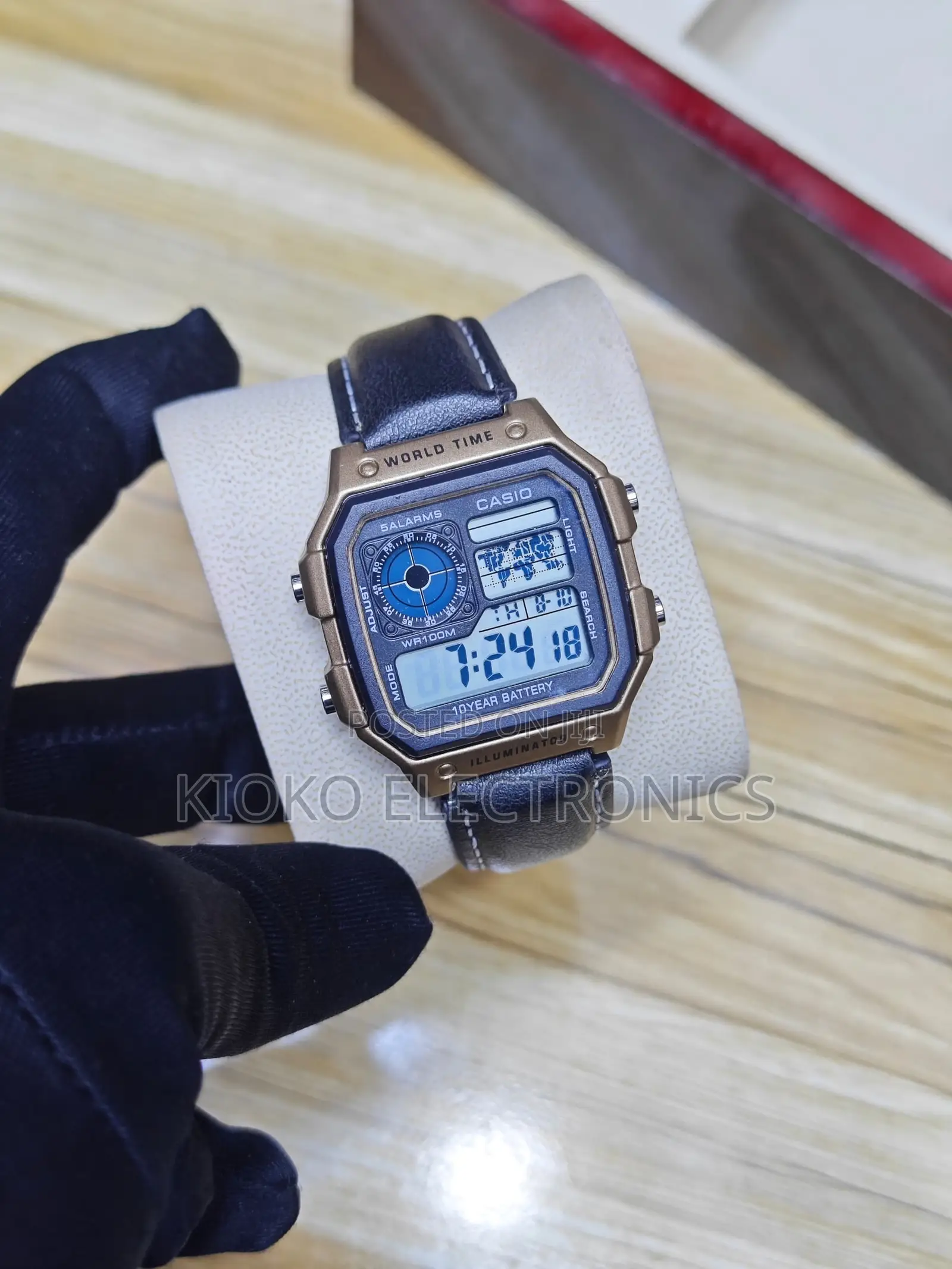  CASIO WORLD TIME  Muonekano Wa Kifahari 