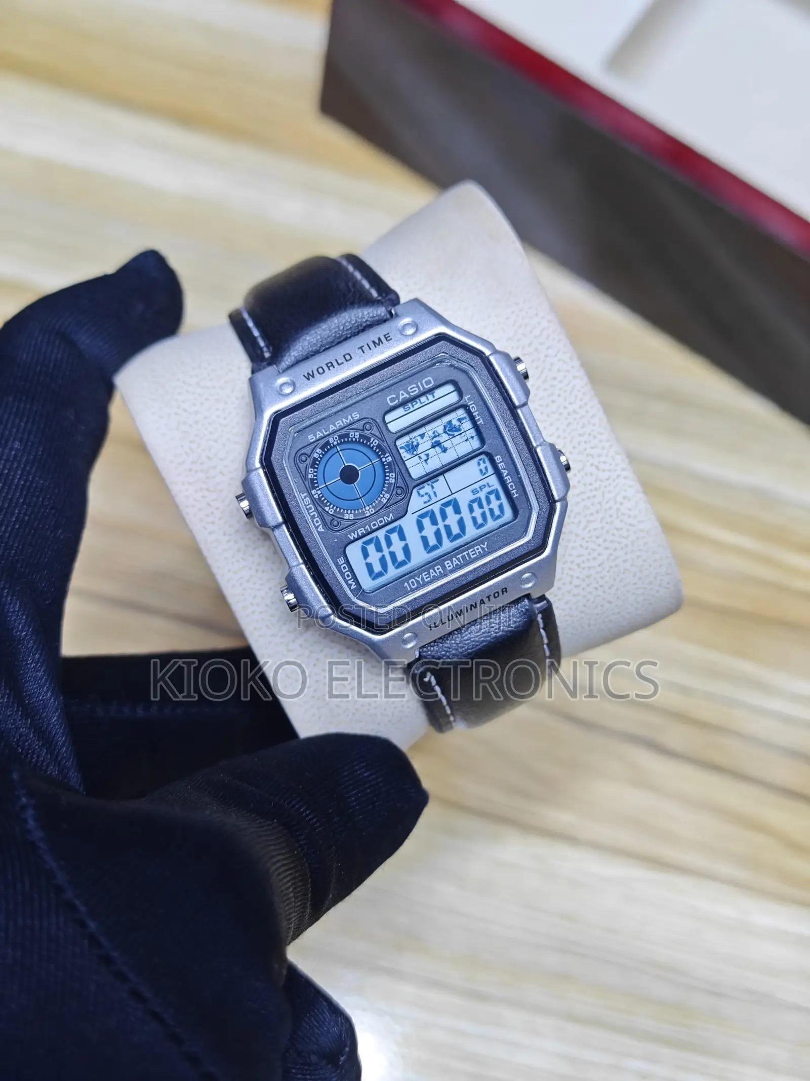  CASIO WORLD TIME  Muonekano Wa Kifahari 
