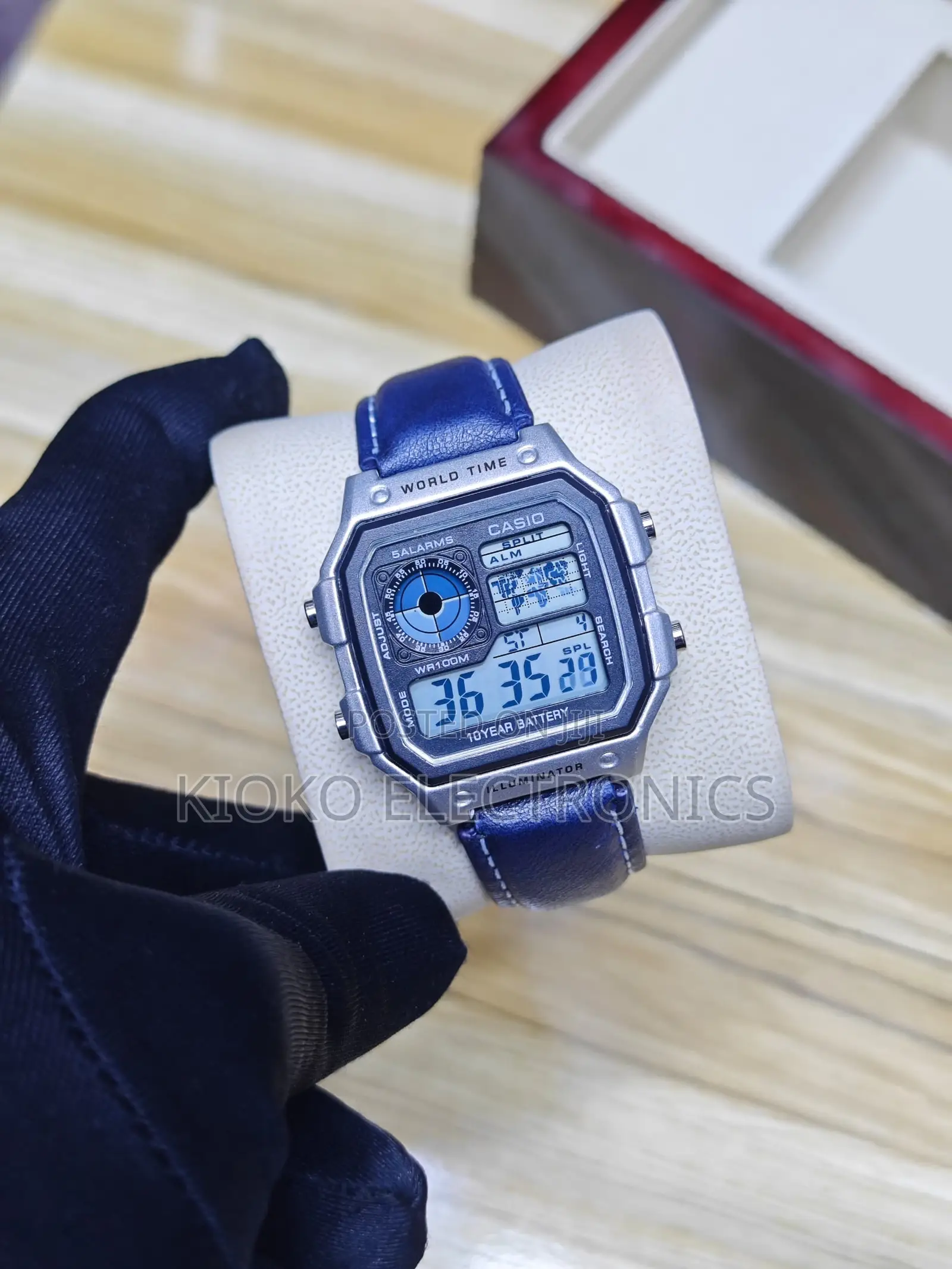  CASIO WORLD TIME  Muonekano Wa Kifahari 