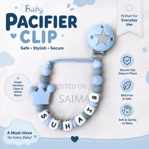 Personalised Pacifier Clip & Teether