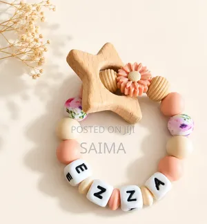 Personalised Pacifier Clip & Teether