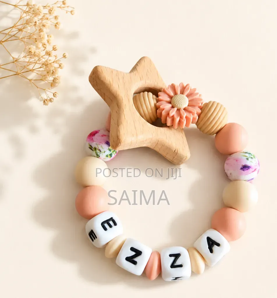 Personalised Pacifier Clip & Teether