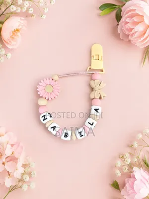 Personalised Pacifier Clip & Teether