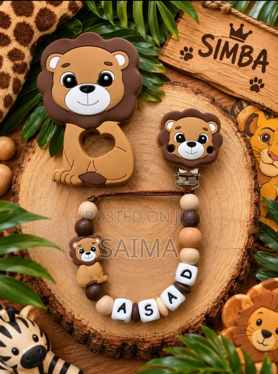Personalised Pacifier Clip & Teether