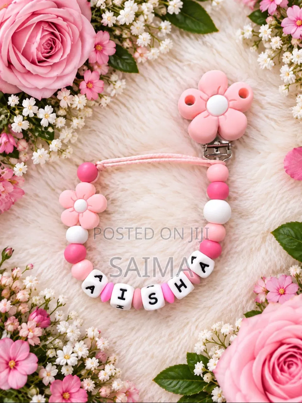 Personalised Pacifier Clip & Teether