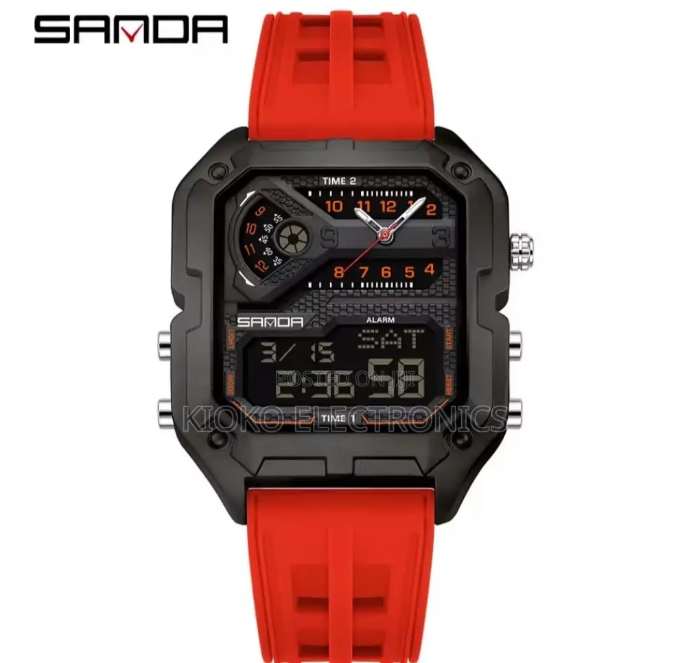 Sanda Watch Fashion Silicon/Rubber