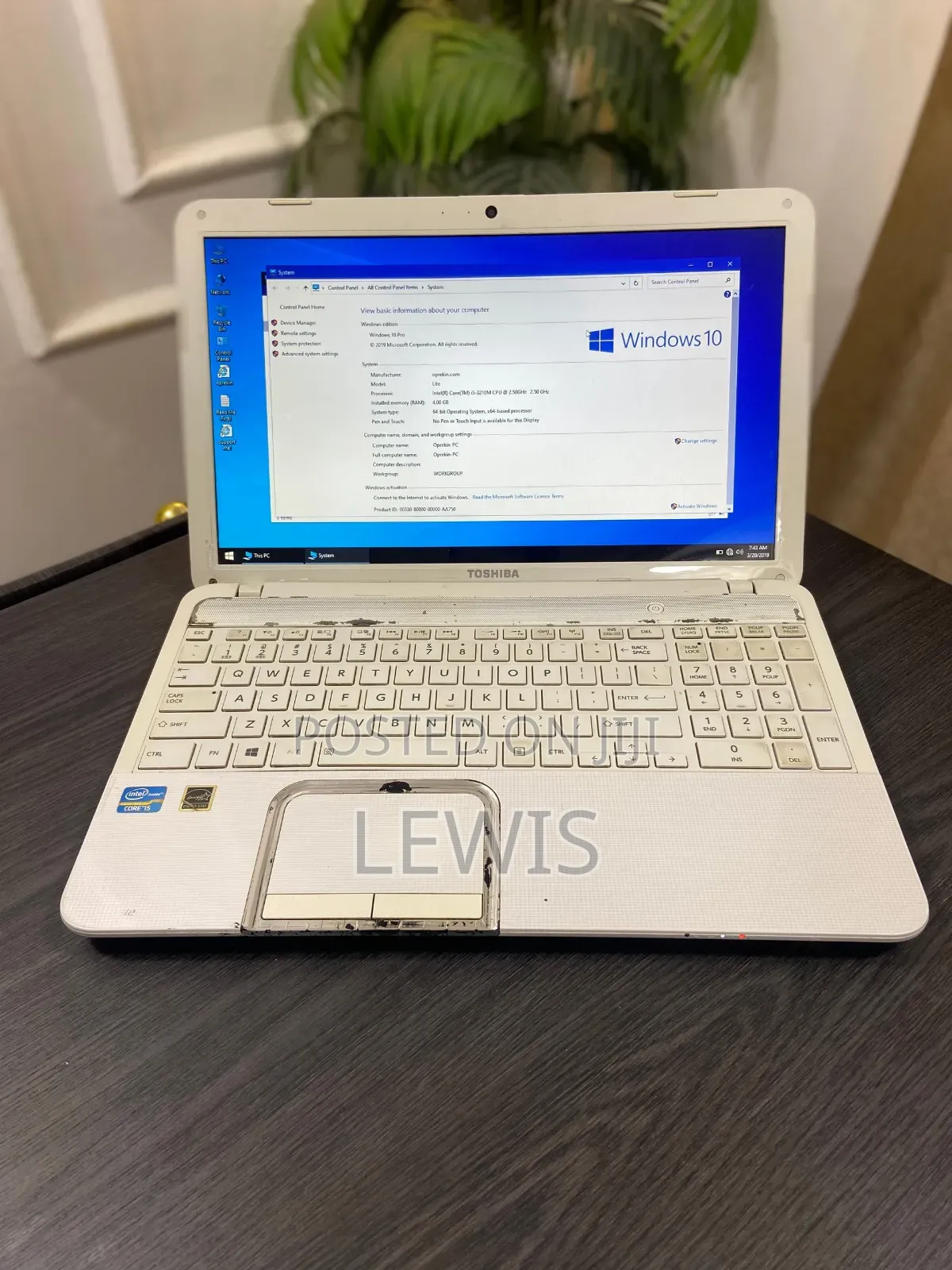 Laptop Toshiba Satellite C650D 4GB Intel Core i5 HDD 500GB
