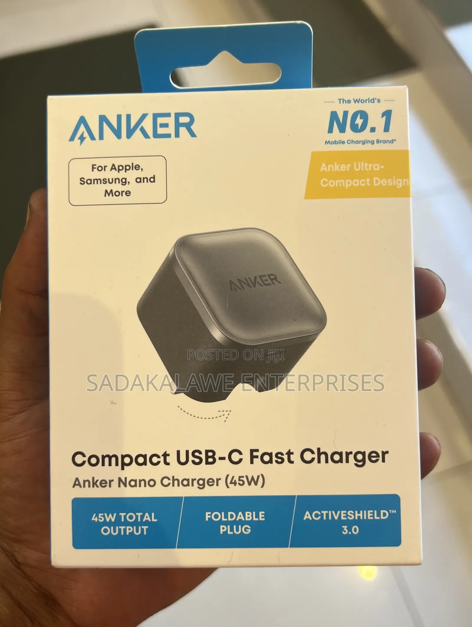 Original Anker Nano Charger 45W Compact USB-C Fast Charger