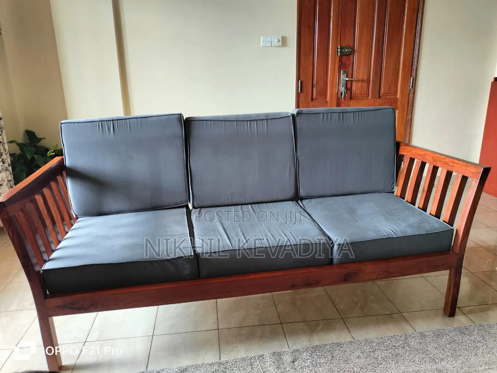 Wooden Sofa Set