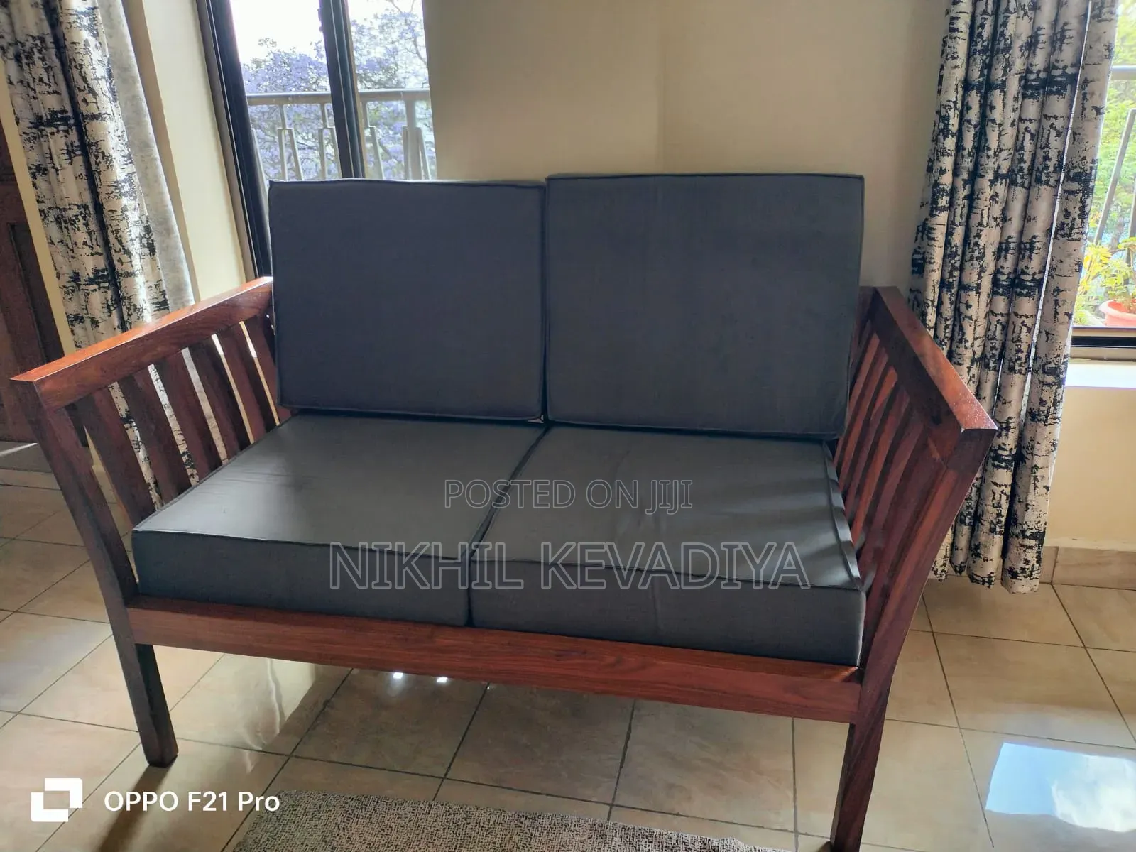 Wooden Sofa Set