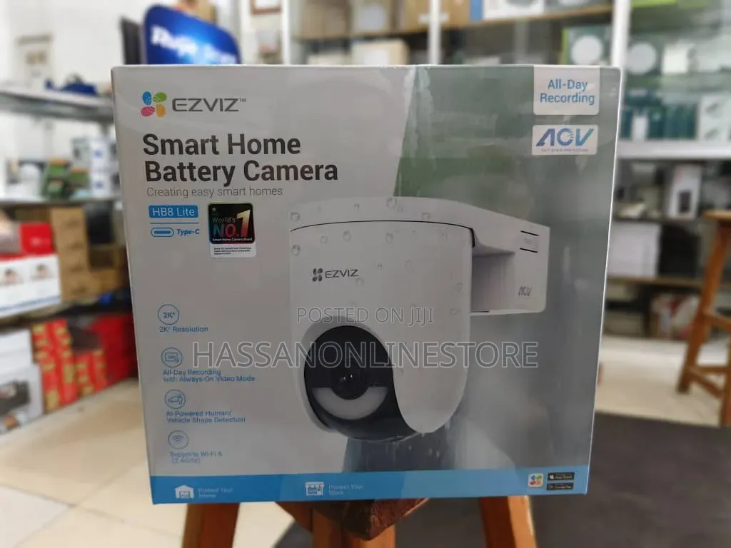 Ezviz Hb8 Lite 4mp – Battery-Powered 360-Degree Outdoor Wifi Camera