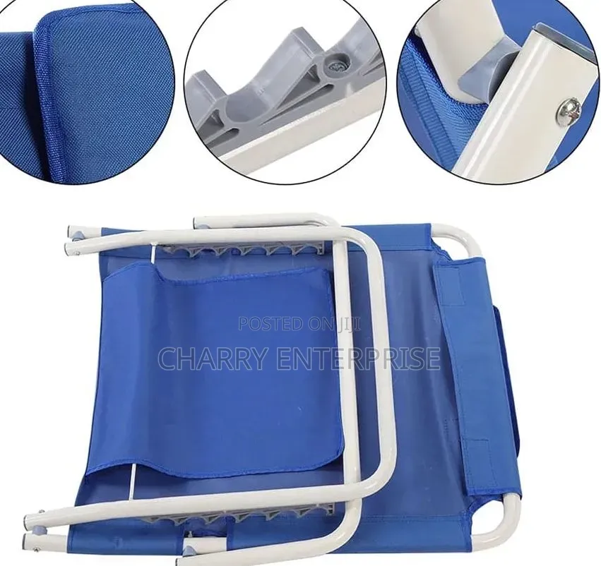 Folding Adjustable Bed Backrest Support Chair With Armrests