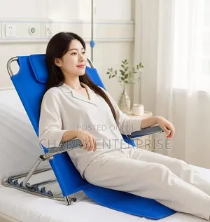 Folding Adjustable Bed Backrest Support Chair With Armrests