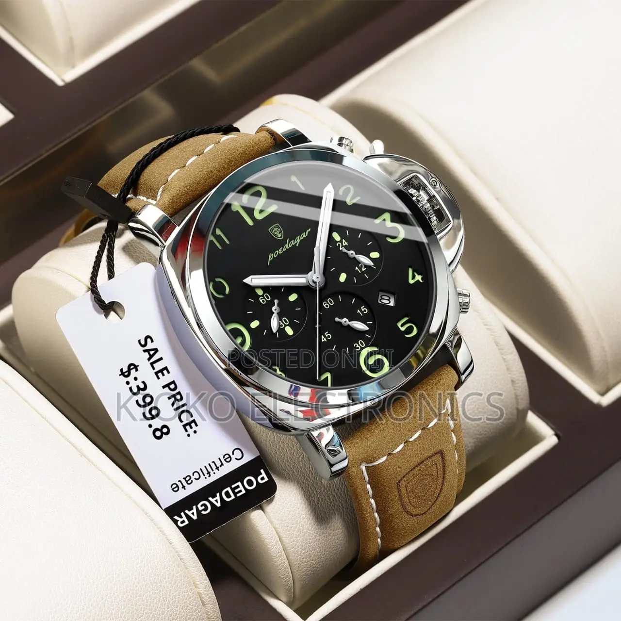  POEDEGAR CHRONOGRAPH  Muonekano Wa Kifahari  Classy & Elegant