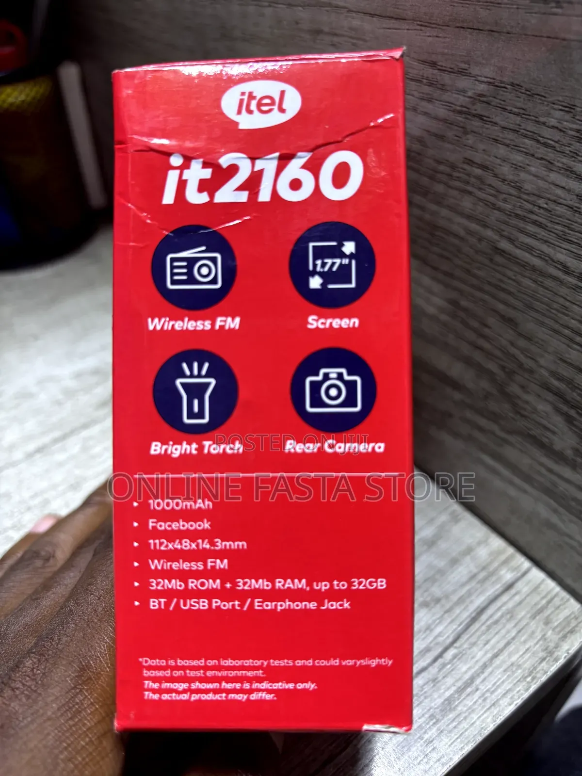 New Itel it2160 Black
