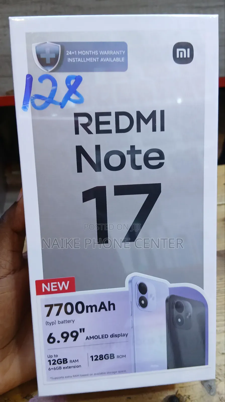 New Xiaomi Redmi Note 17 128 GB Black