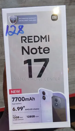 New Xiaomi Redmi Note 17 128 GB Black