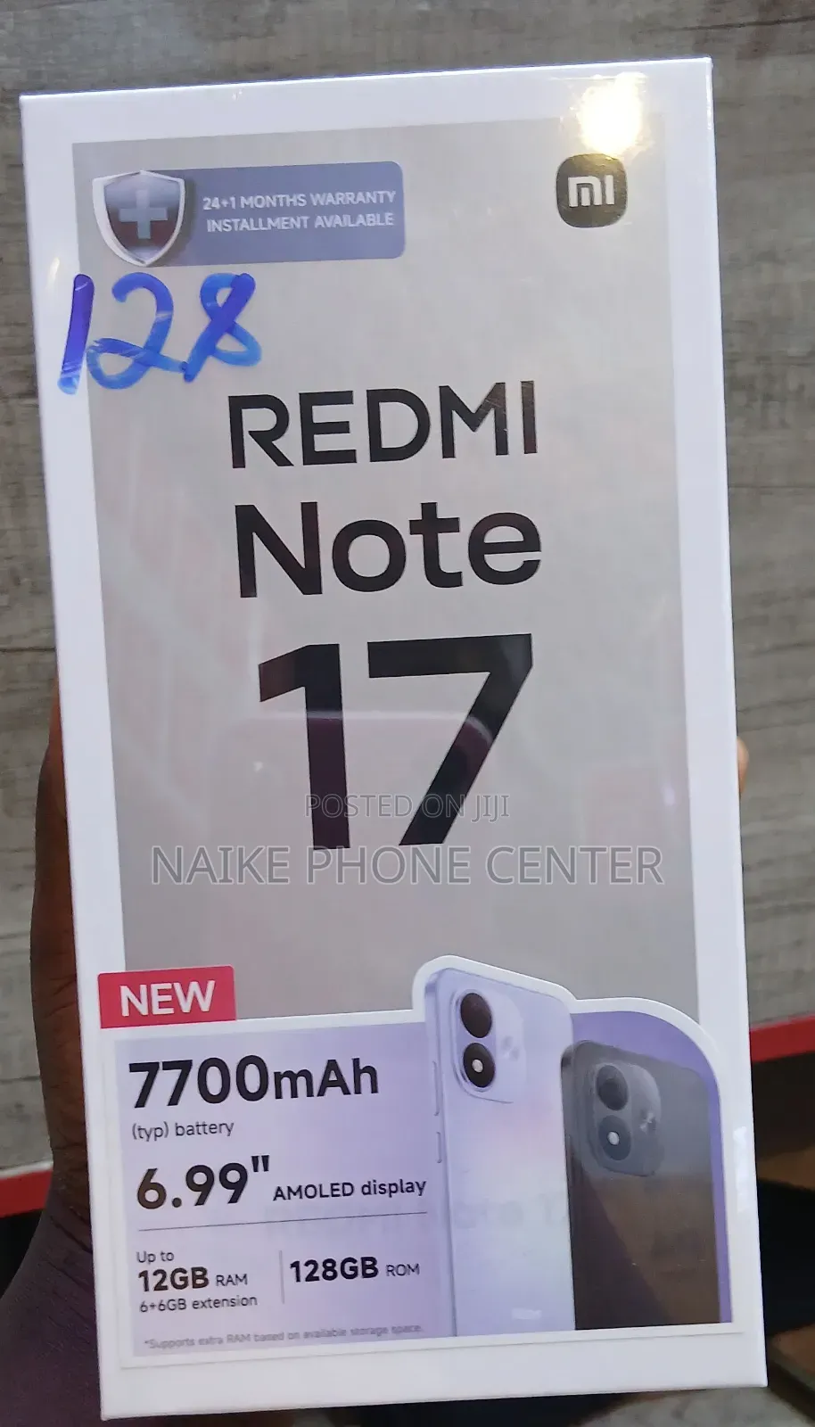 New Xiaomi Redmi Note 17 128 GB Black