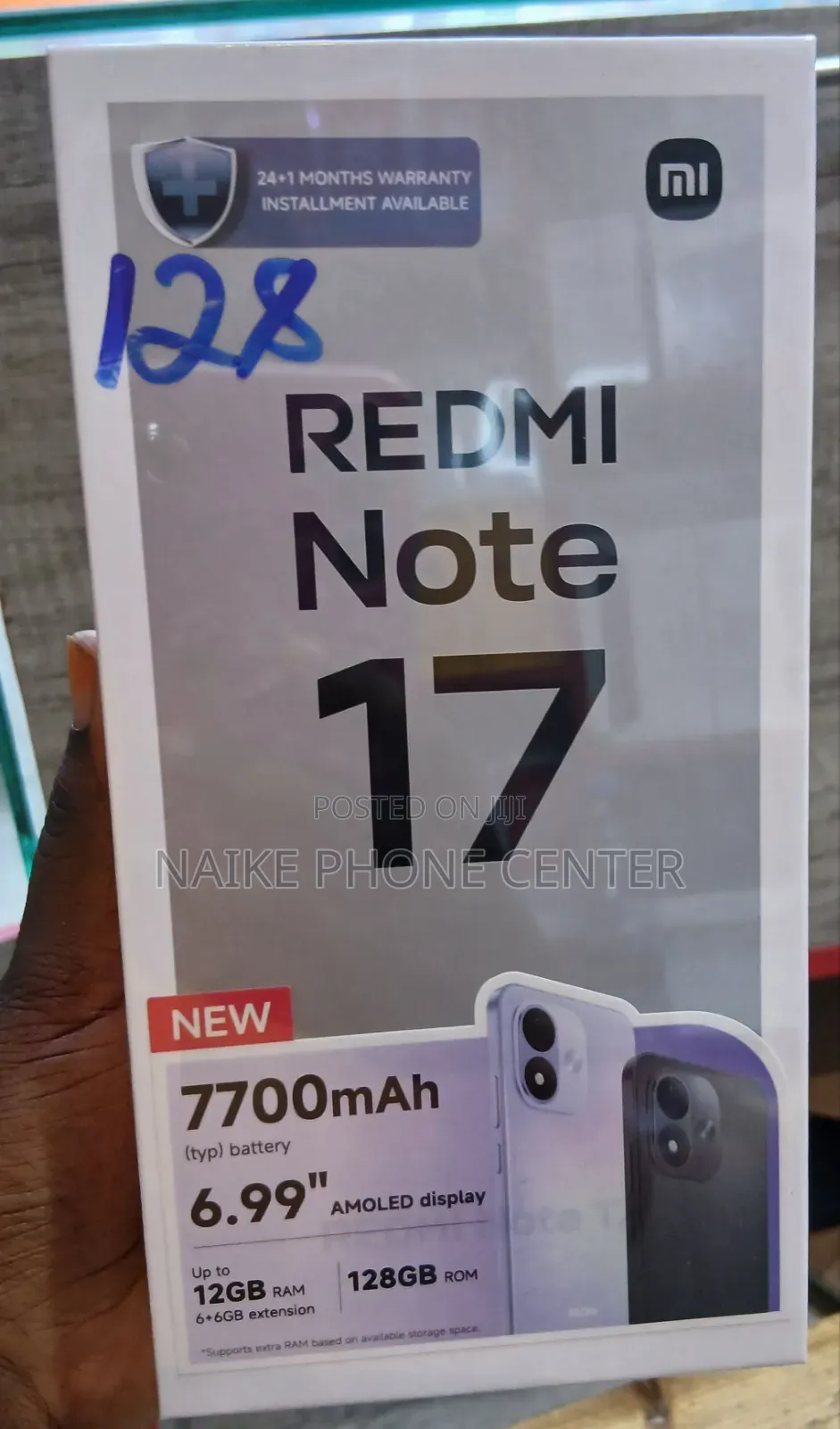 New Xiaomi Redmi Note 17 128 GB Black