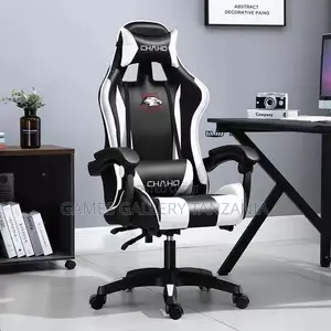 Gaming Chair White & Black Edition
