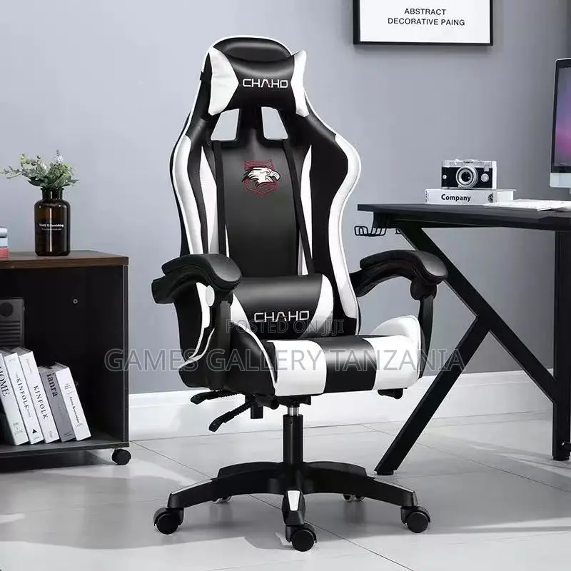 Gaming Chair White & Black Edition