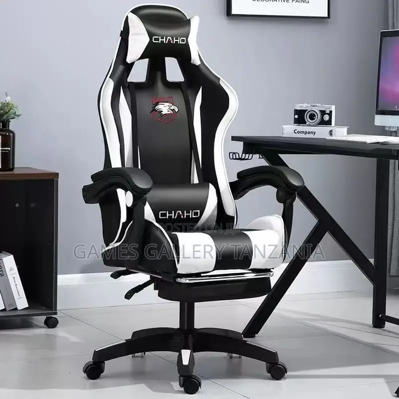 Gaming Chair White & Black Edition