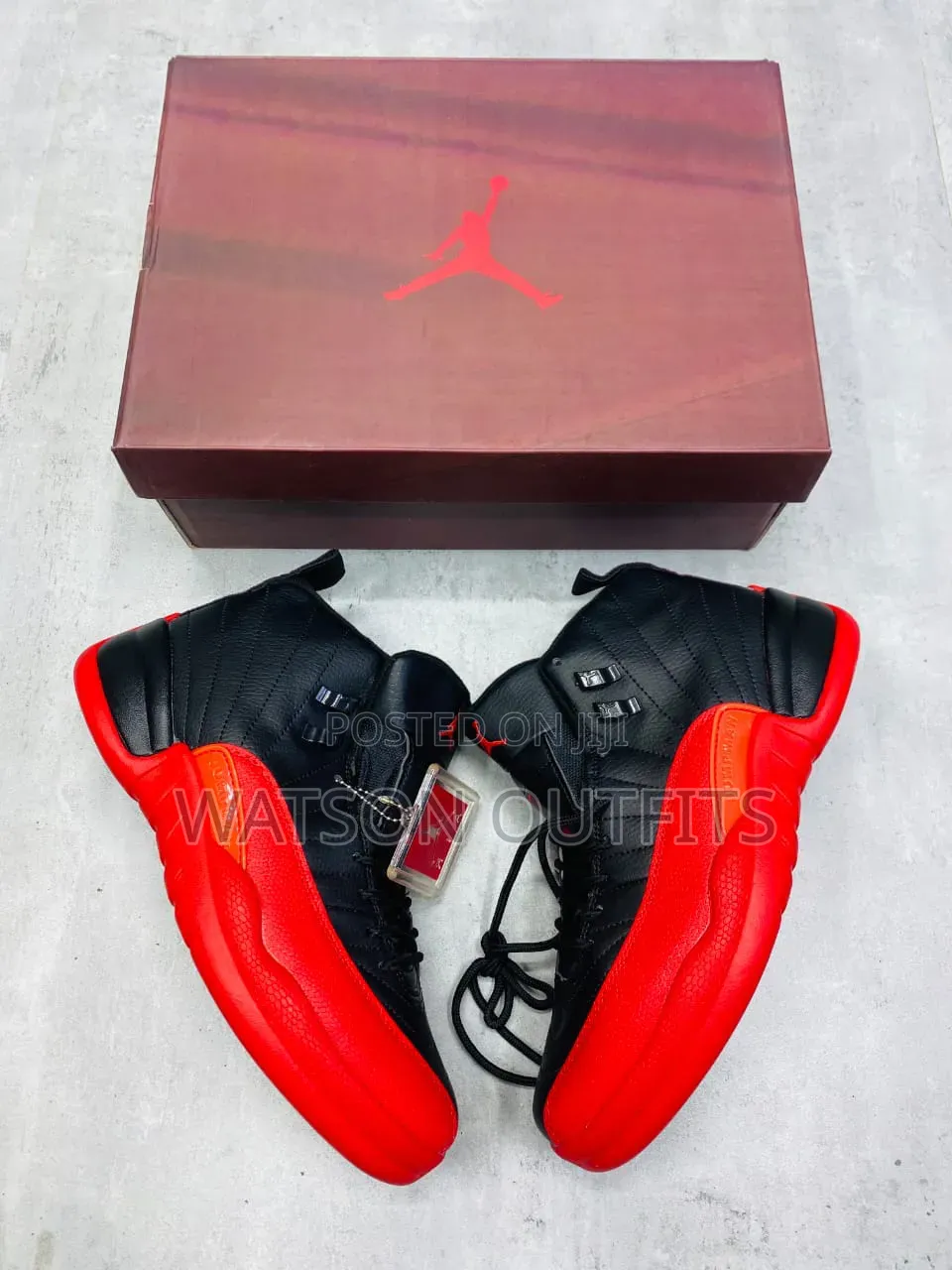 Jordan Twelve Jump Man Men's Leather Sneakers Raba Kali