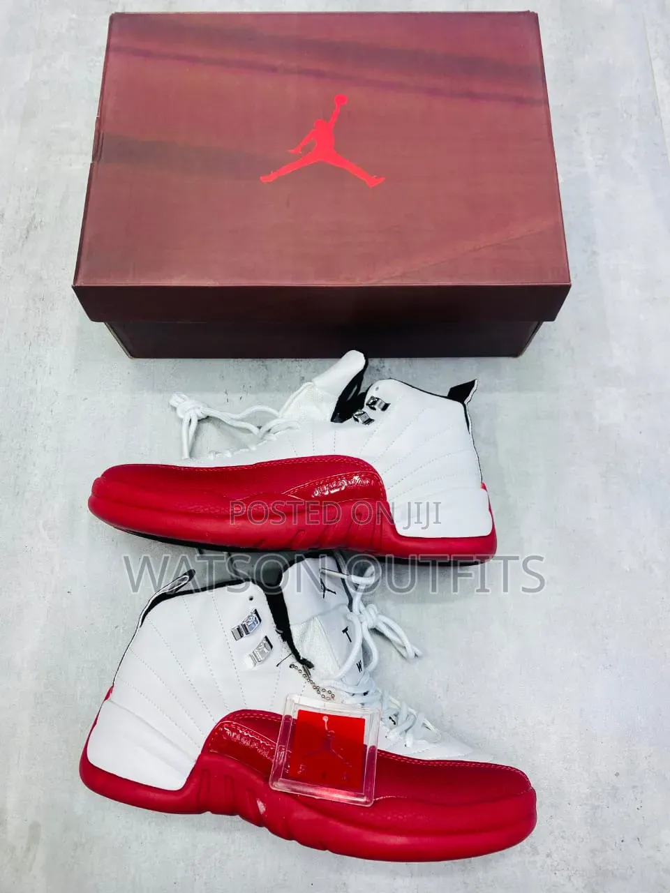 Jordan Twelve Jump Man Men's Leather Sneakers Raba Kali