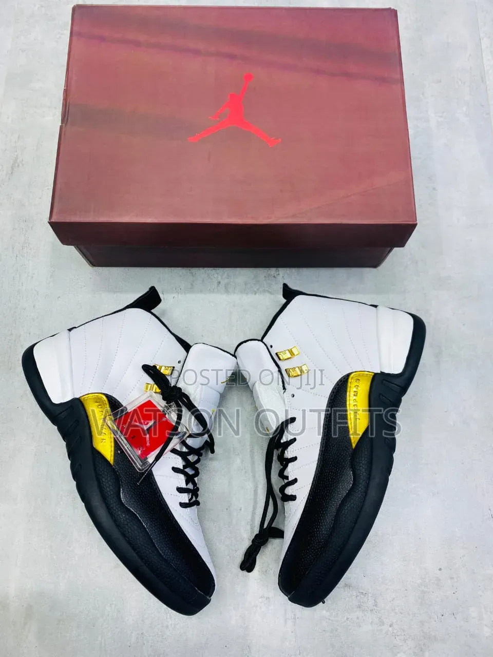 Jordan Twelve Jump Man Men's Leather Sneakers Raba Kali